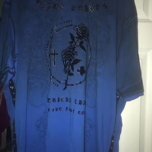 Black label affliction shirt